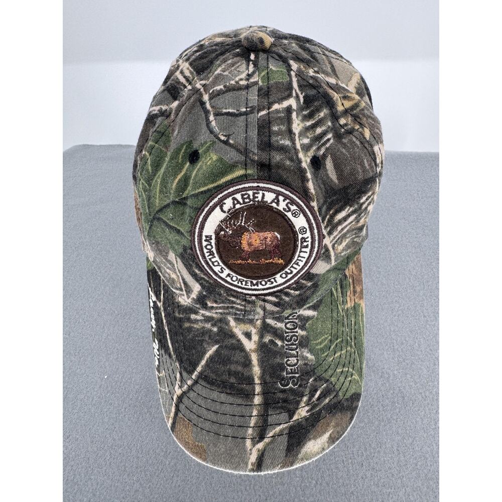 Cabela's Hat Cap Strap Back Mens One Size Camo Seclusion Lacey WA Hunting